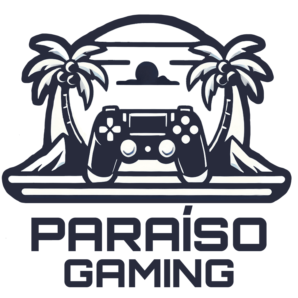 Logotipo de Paraíso Gaming – Tienda online de regalos para gamers Logo sin fondo Paraíso Gaming