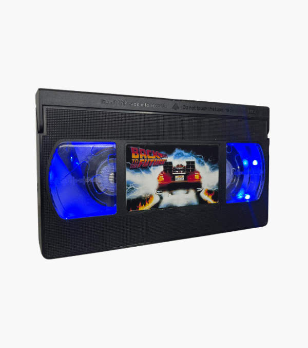 Lámpara retro VHS con luces LED