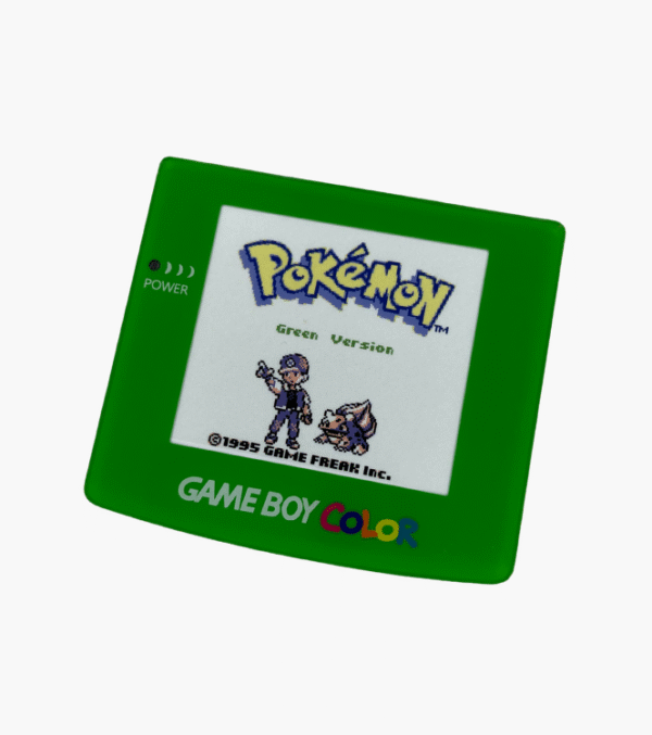 Imán Pokémon con pantalla de Pokémon Green hecho a mano