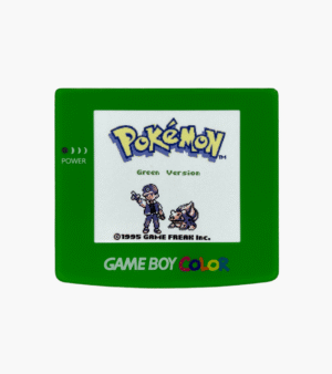 Imán Pokémon Green Version con pantalla Game Boy Color