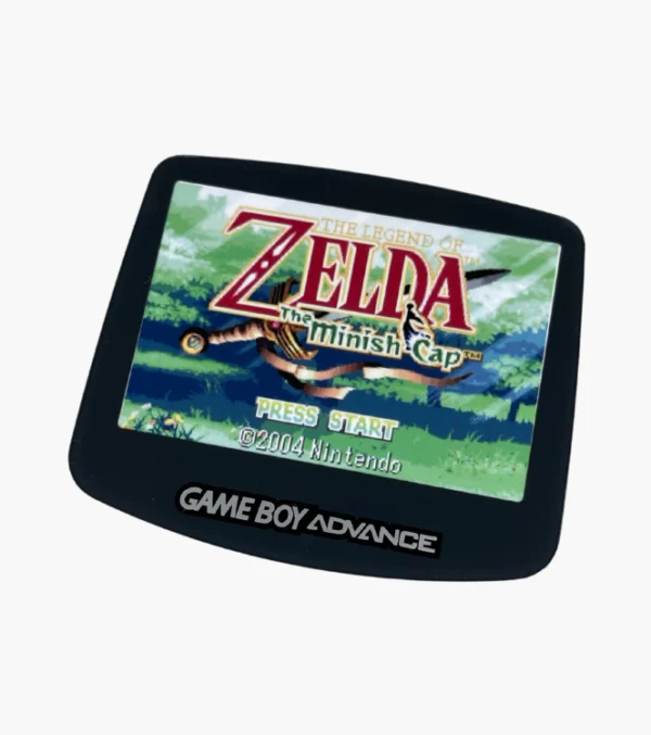 Regalos para gamers: Imán artesanal Zelda con pantalla Game Boy Advance