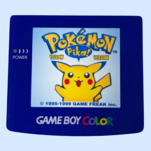 Imán personalizado de Pokémon Amarillo con diseño de Game Boy Color