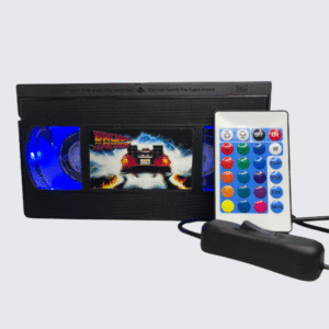 Lámpara VHS de Regreso al Futuro con luces LED