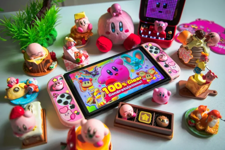 Regalos para gamers fans de Kirby: Dioramas y decoración kawaii